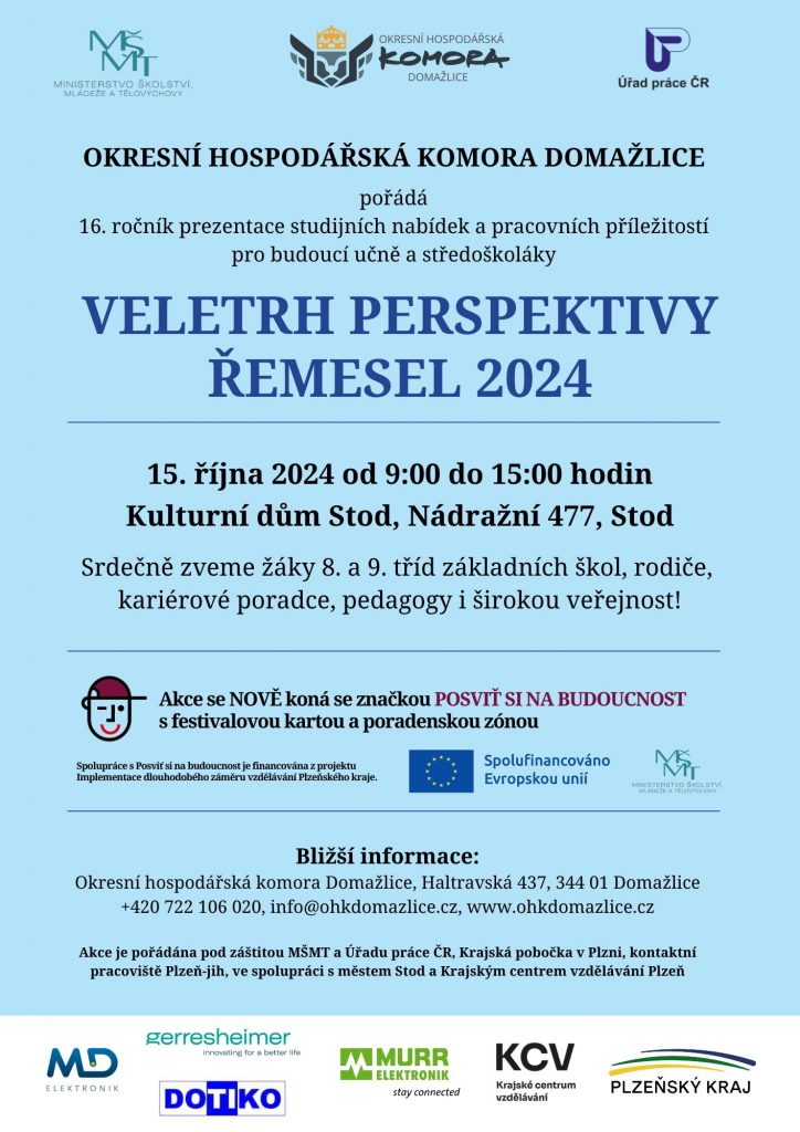 Veletrh perspektivy řemesel 2024 Veletrh perspektivy řemesel 2024